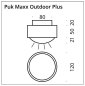 Preview: Top Light LED Puk Maxx Plus Outdoor 120