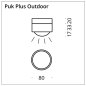 Preview: Top Light LED Puk Mini Plus Outdoor 80