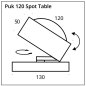 Preview: Top Light Puk! 120 Spot Table Avantgarde Ø 120 mm Niedervolt LED Tischleuchte Konfigurator