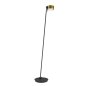 Preview: Top Light Puk! 120 Floor Avantgarde brushed brass / black matt Ø 120 mm LV LED floor lamp up- / downlight rotatable Configurator