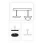 Preview: Top Light Sun Ceiling Choice ø 130 mm uplight Ceiling light swivels 25° Configurator