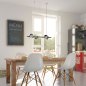 Preview: Top Light Puk Maxx Sixtett ø 120 LED Pendelleuchte drehbar Konfigurator, dimmbar - Textilkabel anthrazit