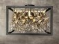 Preview: Arte Luce ceiling light KA3333/4PL champagne / black - craftsmanship at its best