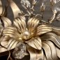 Preview: Arte Luce K77/6PL 6 flammige Deckenleuchte - champagner - Handwerkskunst in höchster Perfektion