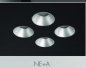 Preview: Icone Confort LED ceiling light 12flg. white / alu, dimmable, 2,700K