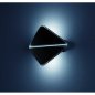 Preview: LED wall light Kito gloss black 28/1430.08 Helestra