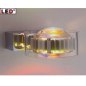 Preview: Exceptional LED wall light with clear glass shade LOGOS 12 of Delight