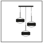 Preview: Top Light LED Puk Meg Maxx Drop, colour selection textile cable anthracite