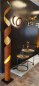 Preview: Braga floor lamp Truciolo 2083 / T rust / gold leaf