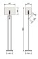 Preview: E27 LED Stehleuchte "TWIN" 0676 Schmidt Leuchten