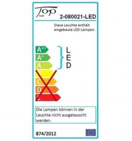 TOP Light Wand- und Deckenleuchte PUK ONE 2 2-080023 - Nickelmatt