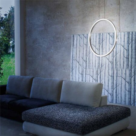 Braga Loop LED Pendelleuchte 75cm 2134/S75-2 Farbauswahl, dimmbar