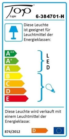 Top Light Tischleuchte PUK Maxx Eye Table 37cm weiss / chrome incl. Dimmer und Einsatz Linse klar