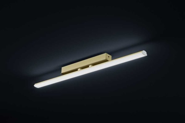 LED Deckenleuchte VENTA champagne eloxiert-chrom 15/1505.63 Helestra 91 cm