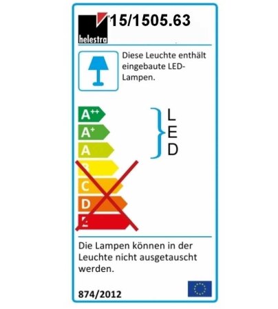 LED ceiling light VENTA champagne anodized-chrome 15/1505.63 Helestra 91 cm