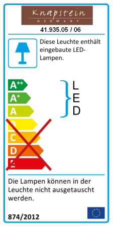 Knapstein ELVI-S LED-Stehleuchte Farbauswahl