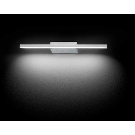 LED mirror lamp FORTE 52-763-072 49.4 cm aluminum Amox by Grossmann