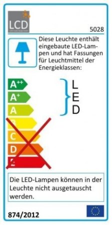 LED Außendeckenleuchte "5028" Graphit LCD Creativ Design