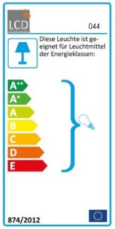 Exterior wall light type 044 / 044SEN graphite LCD