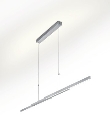 Exhibition Piece - Knapstein Lara 205 pendant lamp *extendable 107,4-205 cm* gesture control dimmable matt nickel