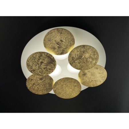 Braga - Nuvola LED Wand/Deckenleuchte 2092/PL45 Blattgold