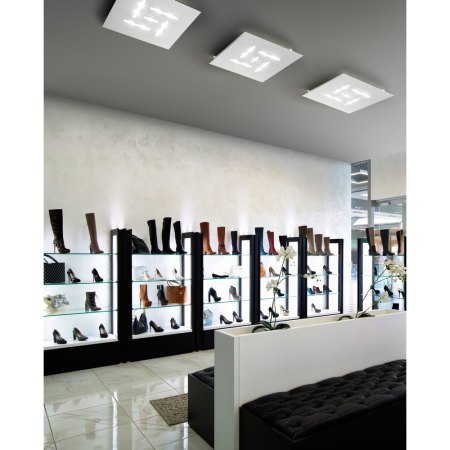 Exhibition piece -  Braga LED ceiling light Pattern 2095 / PL36 silver