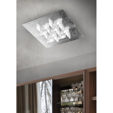 Braga LED Ceiling Light Cristalli 2051 / PL36 chrome