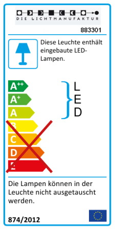 LED outdoor wall lamp "LOGOS L12 WALL" 883301 Delight / Lichtmanufaktur