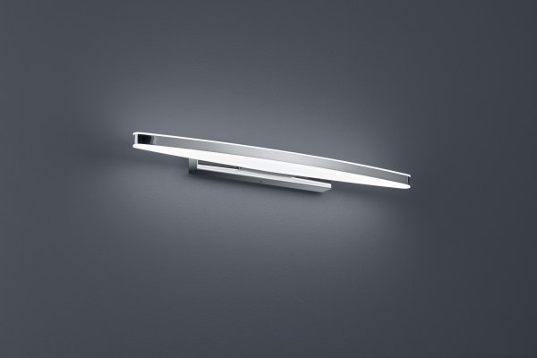 Helestra LED wall luminaire ARGO chrome/acrylic glass satin 18/1935.04