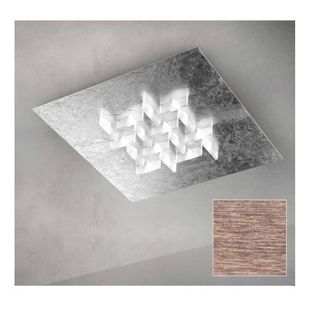 BRAGA LED ceiling light Cristalli transparent 2051/PL60D C-31 Rose brushed
