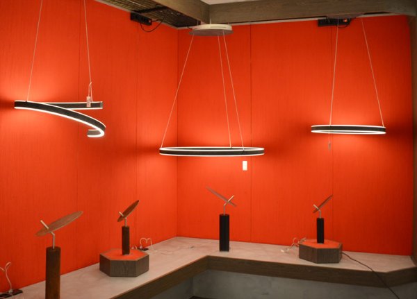 Braga Spira LED Pendelleuchte 90cm Rost 2130/S90 M-23