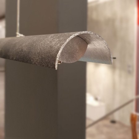 BRAGA LED Balkenleuchte TILE 2121/S1 C24/13 Betonoptik/Blattsilber