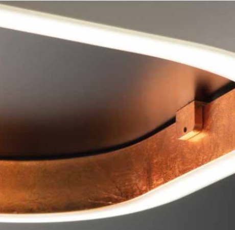 Braga Round LED Ceiling Light 2132/PL125 Iron/ Silver Leaf