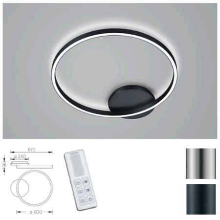 Knapstein Germany Solea LED Ceiling Lamp Colour Selection