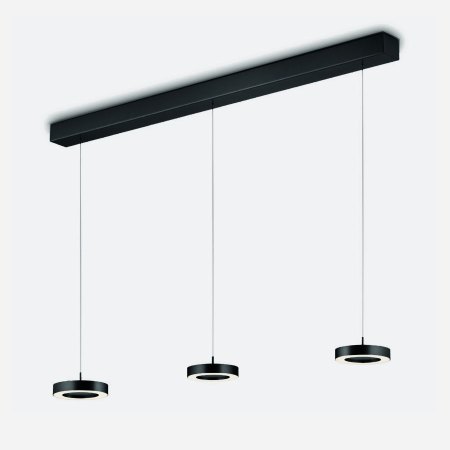 GKS Knapstein Daja-3 schwarz matt LED-Pendenlleuchte 3- flammig 51.526.07