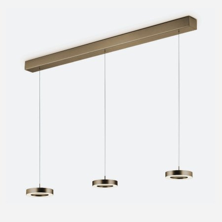 GKS Knapstein Daja-3 effekt bronze LED-Pendenlleuchte 3- flammig 51.526.34