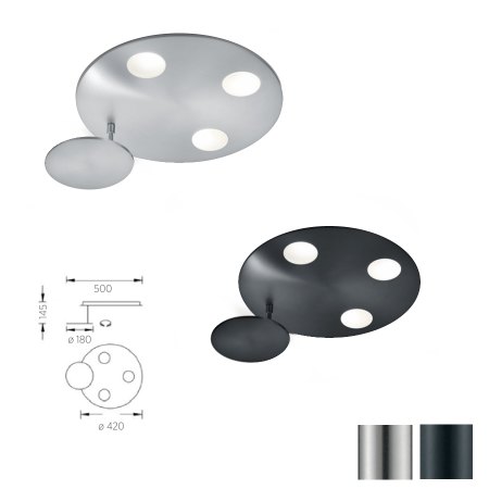 Knapstein Germany Stella LED Ceiling Lamp Colour Selection