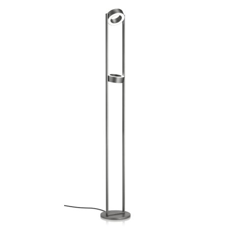 Knapstein LED Stehleuchte Wega-S 160 cm 41.994.35 – Graphit Anthrazit mit Gestensteuerung