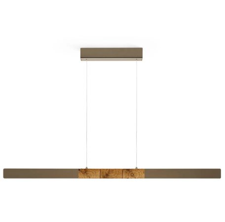 Herzblut beam light Lana del bronco 130cm 416220BUD Top and bottom light, dimmable with roller cord bronze