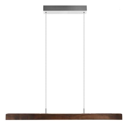 Herzblut Leonora 1210 mm solid wood beam luminaire top and bottom light with tambour pull colour selection