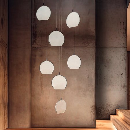 Icone Ciondolo S LED Pendant Lamp Multi-Light Transparent 3000K Configurator