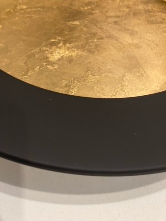 Icone Vera 31 Wandleuchte Blattgold - Schwarz Ø 31cm verstellbar, dimmbar Sonderfarbe