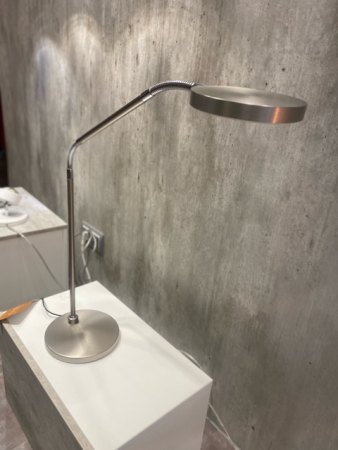 Knapstein Thea-T-Flex mattnickel chrom 61.623.19 LED Tischleuchte Gestensteuerung dimmbar
