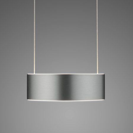 Preview: Knapstein Zera-2 51.517.05-1 mattnickel Prismenabdeckung LED Pendelleuchte - 2 flammig Ober-/Unterlicht Gestensteuerung Lift dimmbar