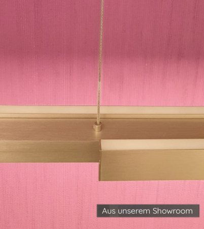 Knapstein Lara-L205 LED Pendelleuchte mattnickel *ausziehbar 107,4-205 cm* Gestensteuerung dimmbar Lift