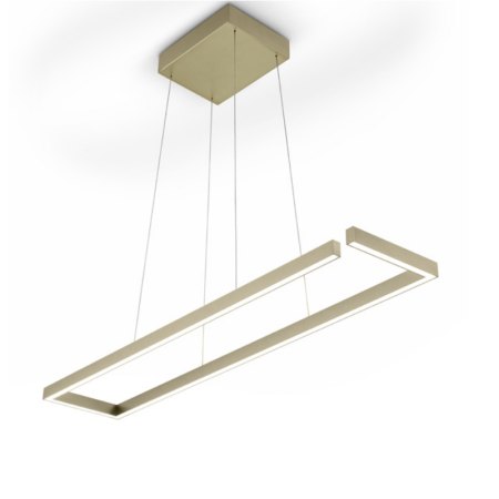 Knapstein Marisa 60 51.503.05 LED pendant light - 60 cm top/bottom light gesture control lift dimmable - matt nickel