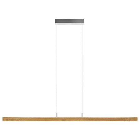 Herzblut Leonora 1600 mm solid wood beam luminaire top and bottom light with tambour pull colour selection