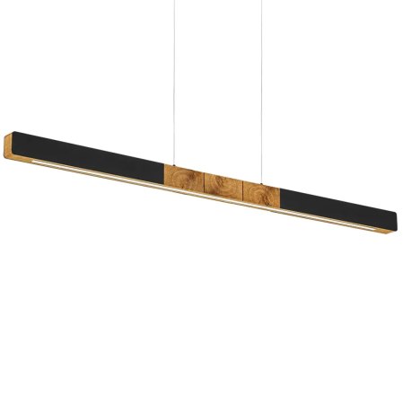 Herzblut beam light Lana del nero 130cm 216220SUD Top and bottom light, dimmable with roller cord black