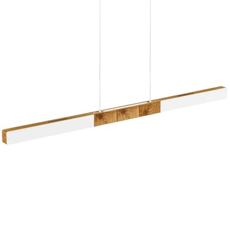 Herzblut beam light Lana del bianco 130cm 316220WUD Top and bottom light, dimmable with roller cord white