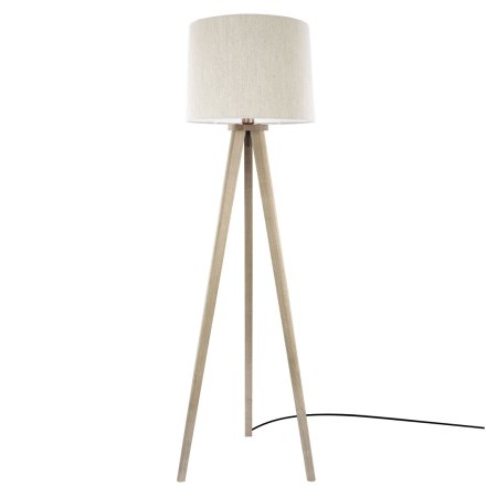 Herzblut Elli floor lamp - solid wood, White knotty oak, oiled 160 cm 14858